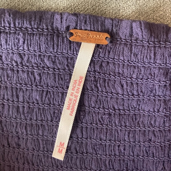 Free People Navy Strapless Dress - Picture 5 of 5